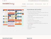 Tablet Screenshot of harddiskdolumu.net